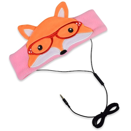 Contixo Adjustable Fleece Headband Headphones, Fox H1-Fox